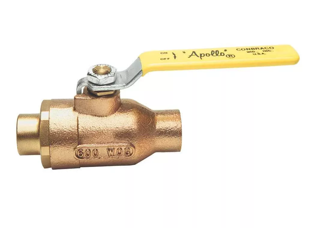 1-1/2" Apollo 77-207-01- Bronze, Full Port, Soldered Ended, Ball Valve