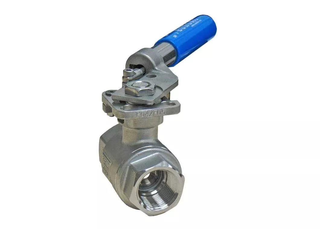 1-1/2" Bonomi 2200 SRL - 2-Way, Stainless Steel, Ball Valve with Deadman Handle