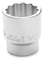 1-1 /2 Inch 12-Point Standard Socket for 3 /4 Inch Drive Heavy-Duty Applications