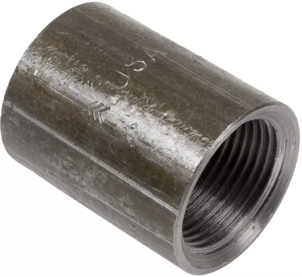 1 Inch FNPT Black Iron Coupling for General Purpose Agricultural Pipe Applications