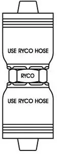 1 Inch Hydraulic Hose Joiner with Crimp Connection