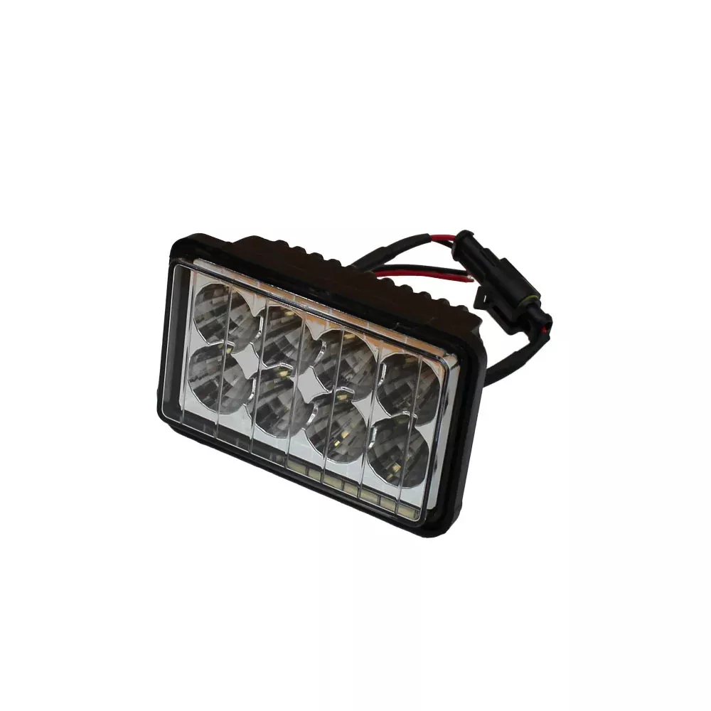 222004A2 Skid Steer LED Headlight Fits Case Fits John Deere Fits New Holland
