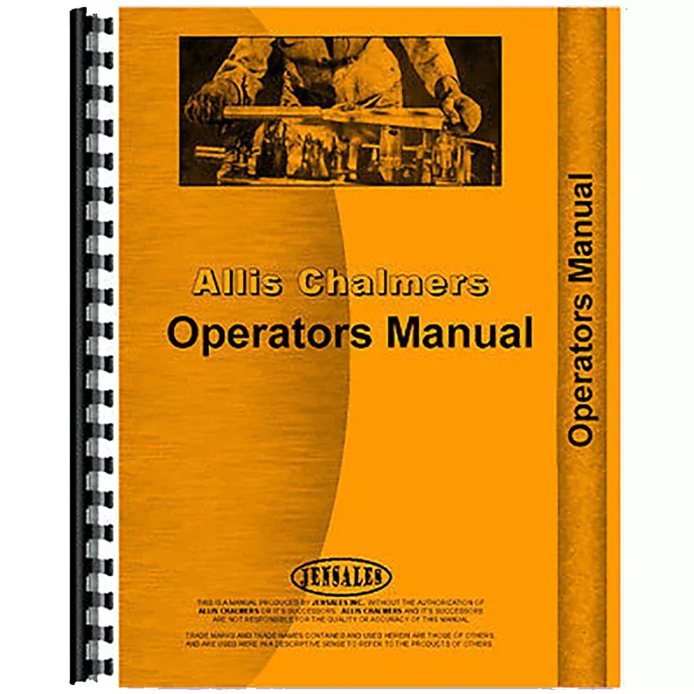 Aftermarket Operators Manual Fits Allis Chalmers AC Tractor Models 705C
