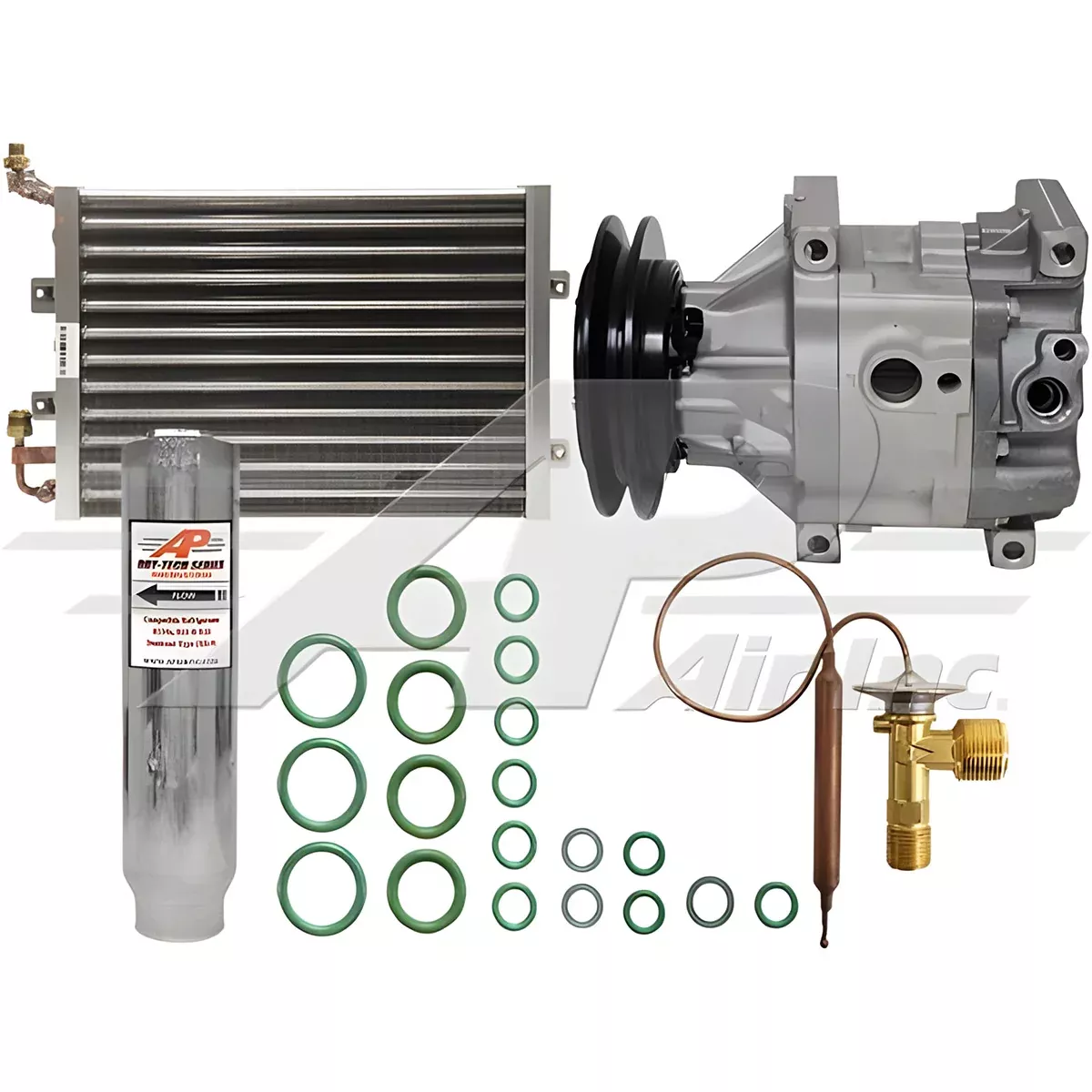 Air Conditioning Kit with HD Condenser for Kubota M110, M110DTC, M110FC, M120 - 890-17504