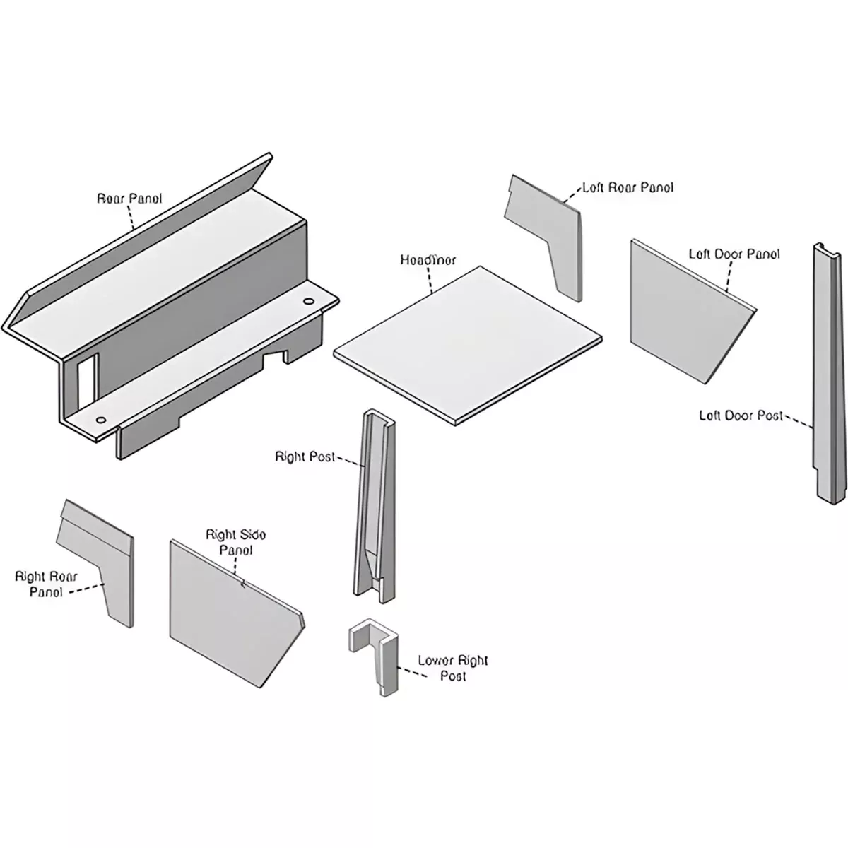 Cab Foam Kit for Case 2870, 4490, 4690, 4890