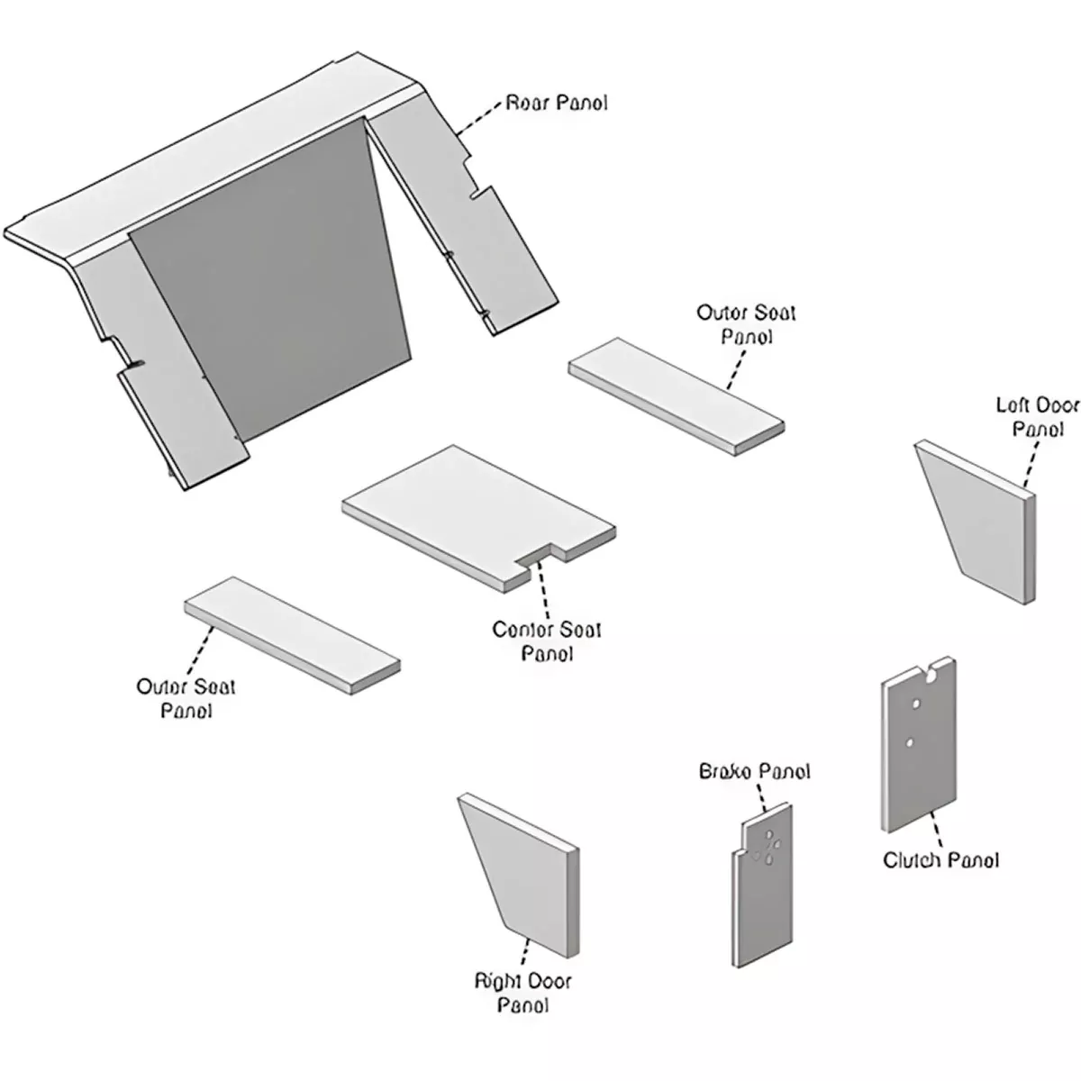 Cab Foam Kit for Farmall & International 1086, 1486, 1586