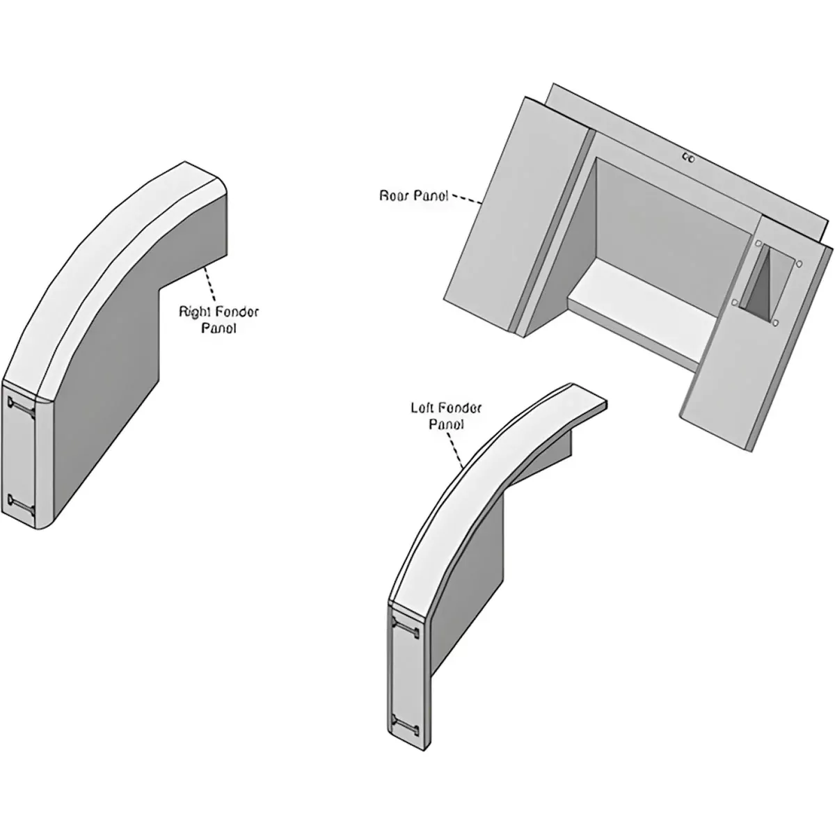 Cab Foam Kit for Massey Ferguson 375, 383, 390, 390T, 393