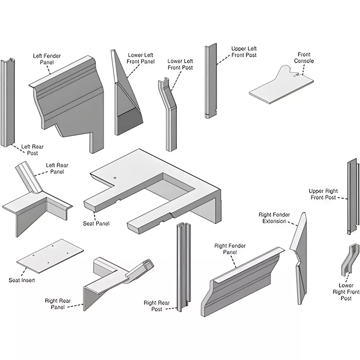 Cab Foam Kit for White 2-110, 2-135, 2-155, 2-180, 2-88