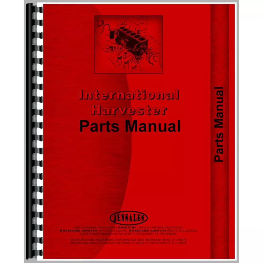 Fits International Harvester TD18A Crawler Bulldozer Attachment Parts Manual