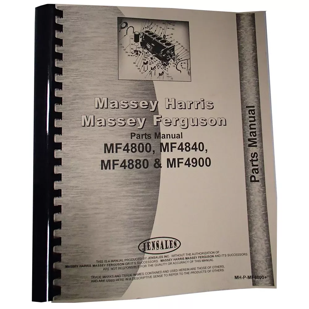 Fits Massey Ferguson 4880 Tractor Chassis Parts Manual
