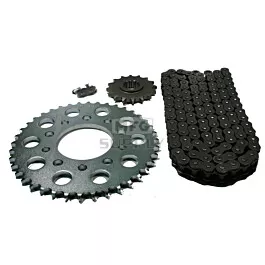 Honda CBR600F Chain and Sprocket Set for 1987-1990.