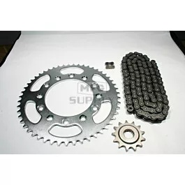 Honda CR125R Chain and Sprocket Set for 2004-2007.