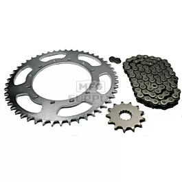 Honda CRF450R Chain and Sprocket Set for 2002-2003.