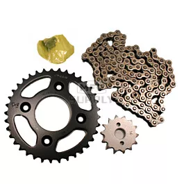 Honda CRF50F Chain and Sprocket Set for 2004-2024.