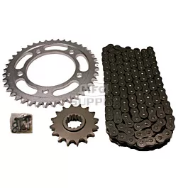 Honda Super Hawk 1000, VTR1000F Chain and Sprocket Set for 1998-2005.