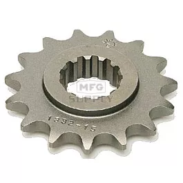 JTF1332-15 - Honda and Triumph 15 Tooth Front Sprocket for 1991-2021.