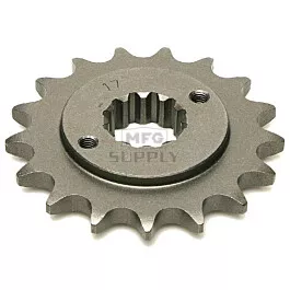 JTF1372-17 - Honda 17 Tooth Front Sprocket for 1998-2007.