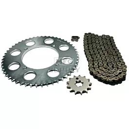 Kawasaki KX100 and KX112 Chain and Sprocket Set for 1998-2023.