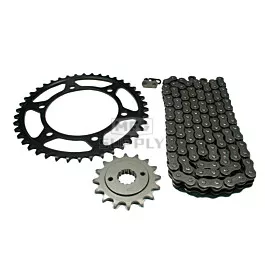 Kawasaki Vulcan 500 Chain and Sprocket Set for 1996-2009.