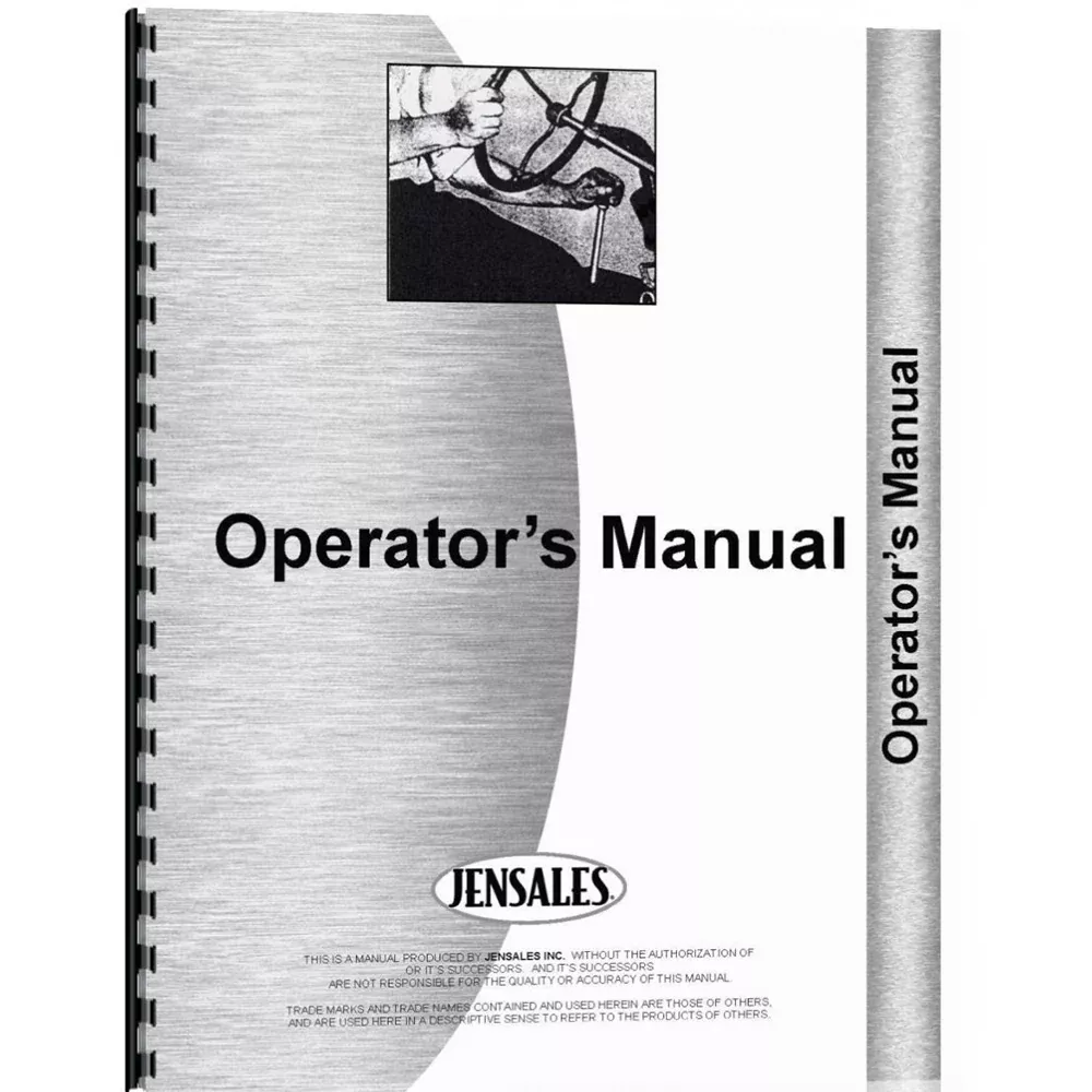 New Operator Manual forFits International Harvester 1255XL Tractor