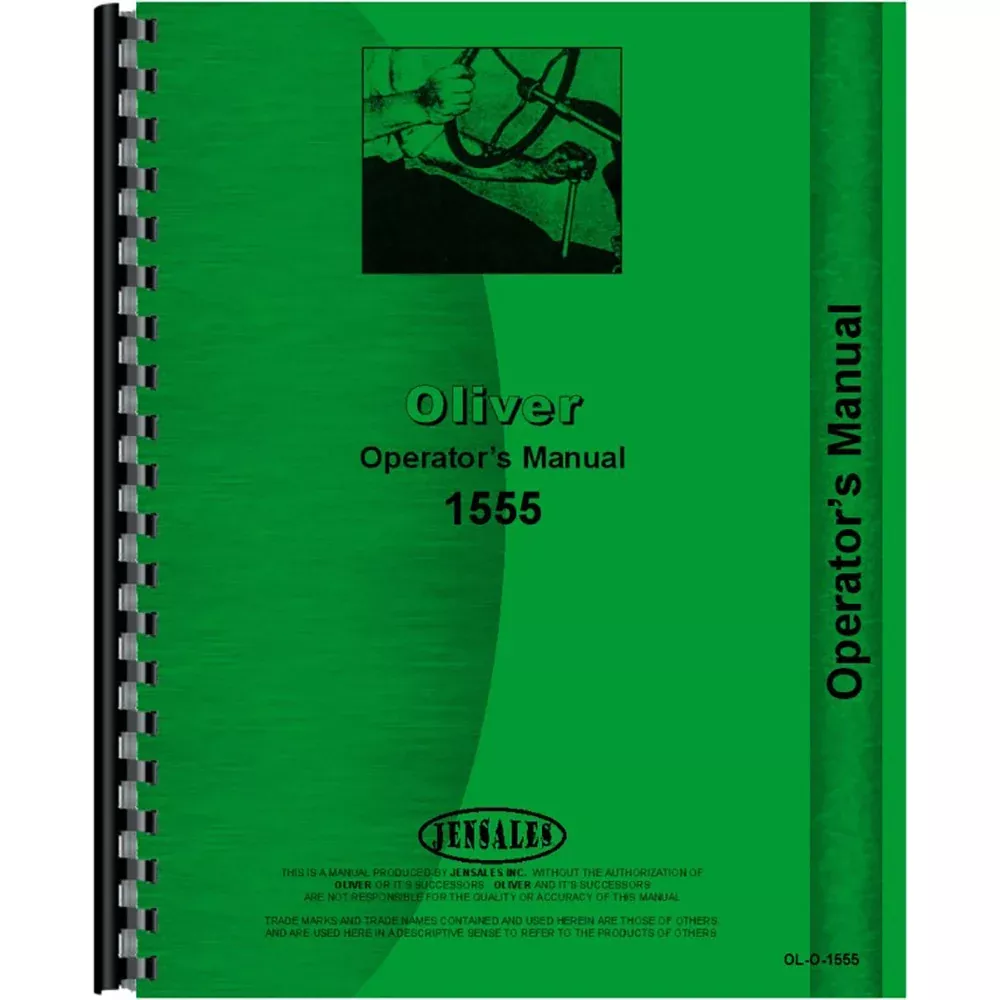 New Operators Manual Minneapolis Moline G550 Oliver 1555 Tractor