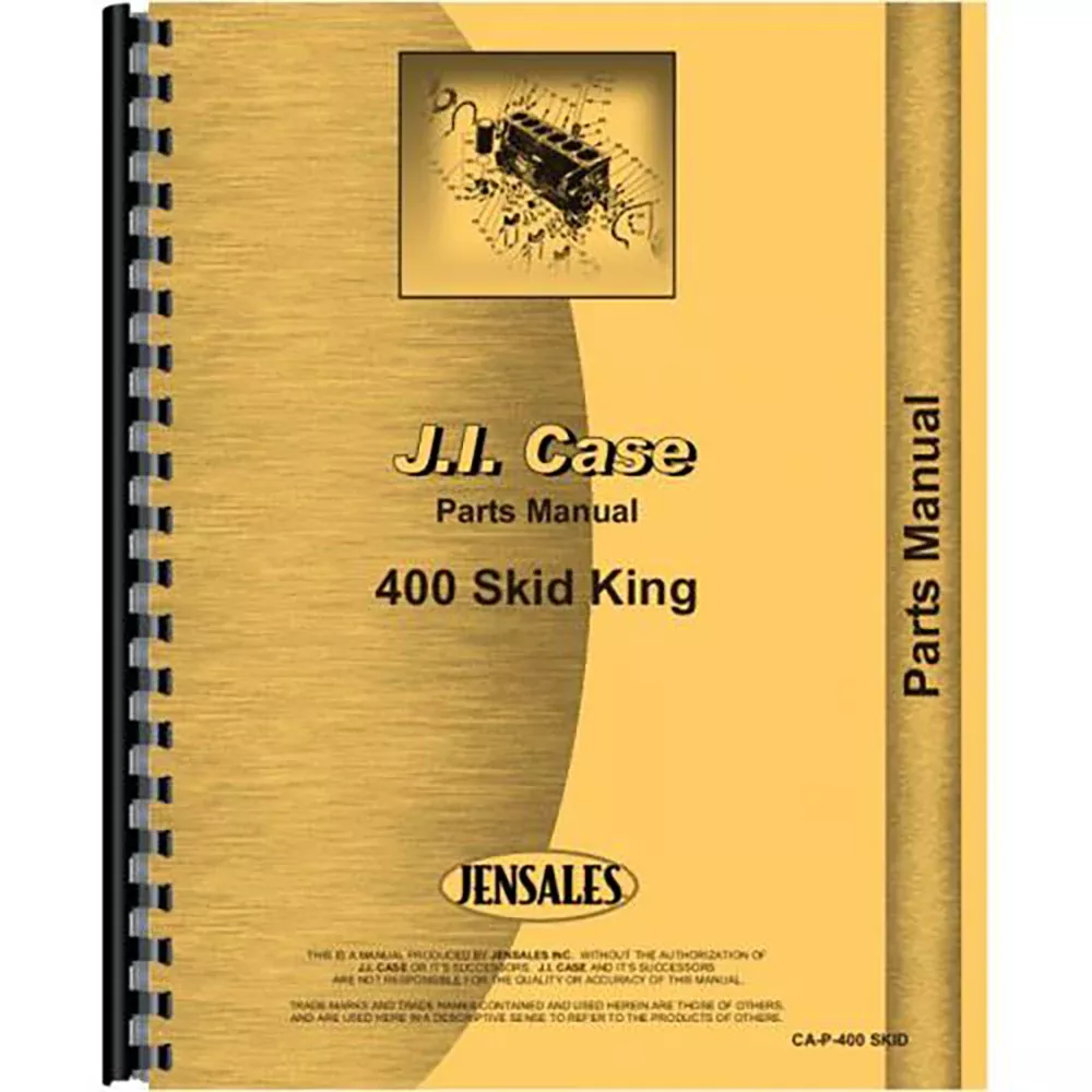 New Parts Manual Fits Case 400 Tractor