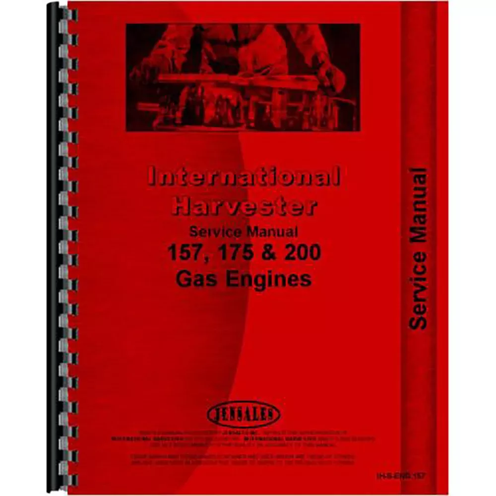 New Service Manual forFits International Harvester 4500A Tractor Engine