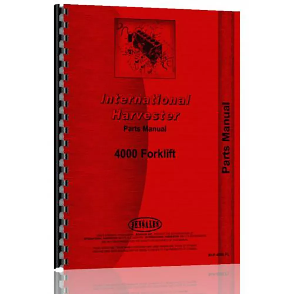 Parts Manual Fits International Harvester 4000 Tractor