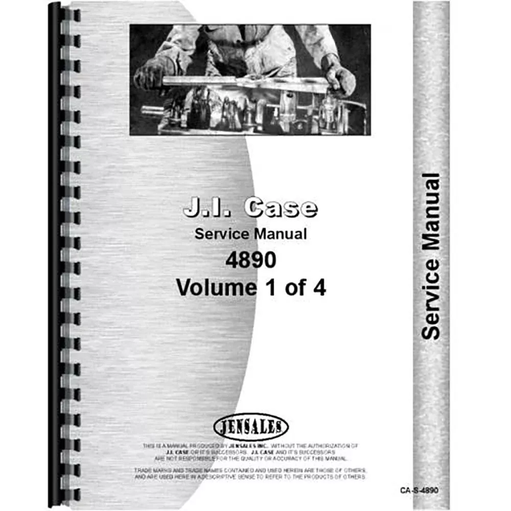 Service Manual Fits Case 4890 Tractor