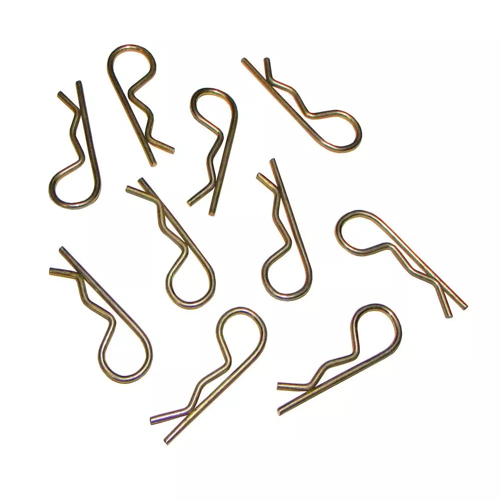Set of Ten (10) Hair Pin Clips HP6 3/32" Diameter Wire 1-5/8" Long