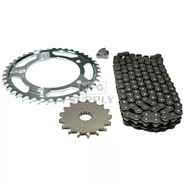Suzuki V-Strom 1000, DL100 Chain and Sprocket Set for 2002-2009.