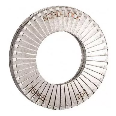 Wedge Lock Washer, For Screw Size 9-16 in Steel, Plain Finish, 3 PK1583