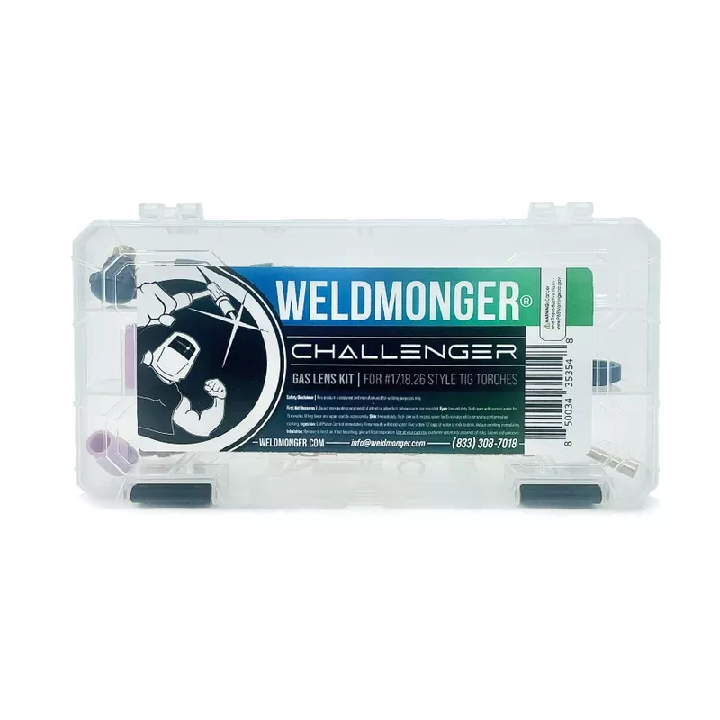 Weldmonger Challenger TIG Kit for #17/18/26 Torches
