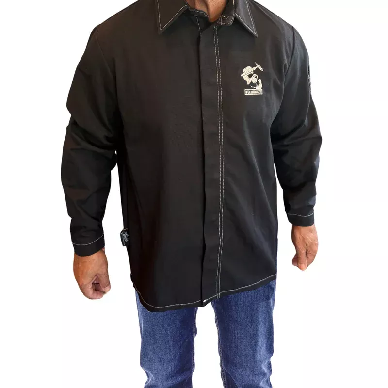 Weldmonger FR Lightweight Welding Jacket Up In Smoke Welding Apparel Limited Edition