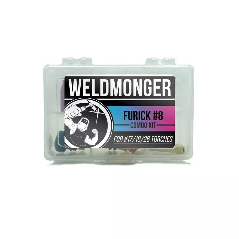 WELDMONGER Furick #8 PRO Combo Kit Size 3/32 – For 171826 Style Torches