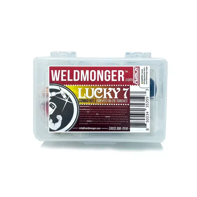 WELDMONGER LUCKY #7 PRO Combo Kit Size 3/32 – For 171826 Style Torches