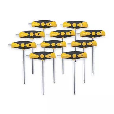 Wiha 10 Piece SAE T-Shape Hex Key Set, 54097 54097