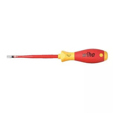 Wiha Insulated Slotted Screwdriver 1-4 in Round 32058
