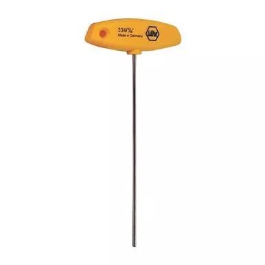 Wiha SAE Plain Hex Key Hex Key, 5-32" Tip Size, 6 in Long, 6 in Short 33465
