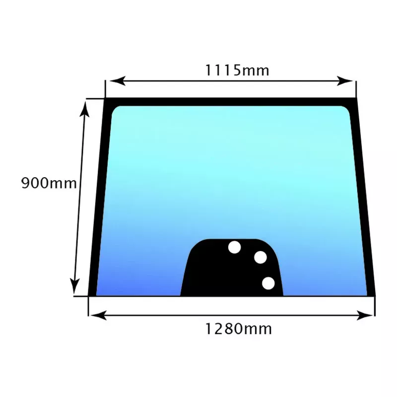 Windscreen Glass for Massey Ferguson 6200 Series Tractors