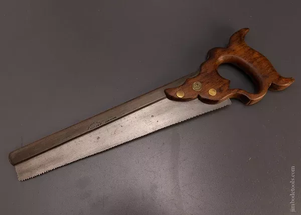 “WM. McNIECE PHILAD” Triple Cove Back Saw - 107383
