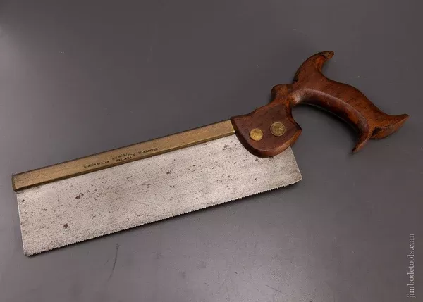 WM. McNIECE PHILADA Brass Back Dovetail Saw - 107359