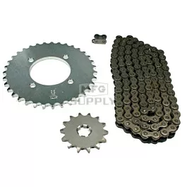 Yamaha TTR90 and TTR90E Chain and Sprocket Set for 2000-2006.