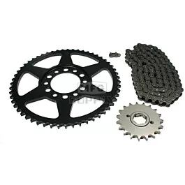 Yamaha XT350 Chain and Sprocket Set for 1985-2000.