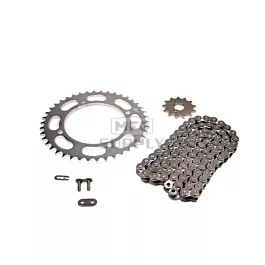Yamaha YFM350X Warrior Chain and Sprocket Set for 1987-1988.
