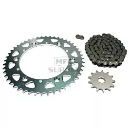 Yamaha YZ125 Chain and Sprocket Set for 1997 & 1998.