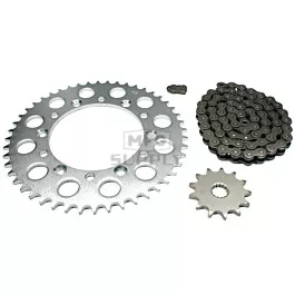 Yamaha YZ125 Chain and Sprocket Set for 1999-2001.
