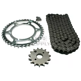 Yamaha YZF 600R Chain and Sprocket Set for 1994-2007.