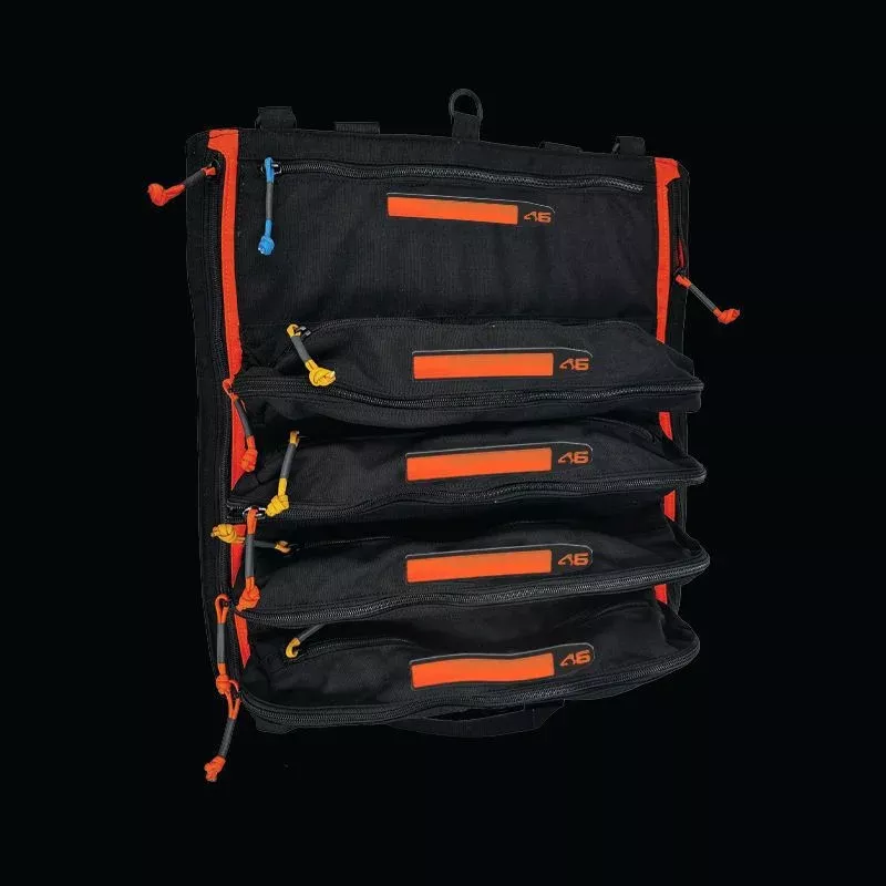 Yorktown Tool Roll Black/Orange