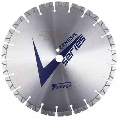 ZENESIS V + SERIES 20" X .155" X 1" Diamond Vantage Walk Behind Saw Blade- For Concrete